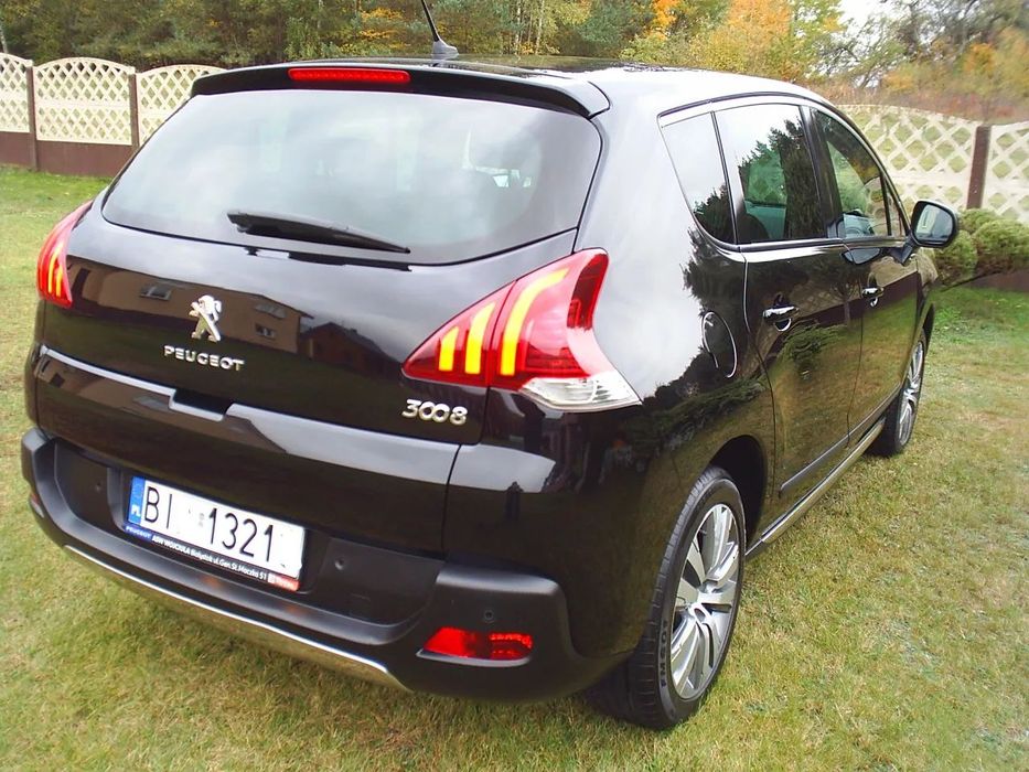 Peugeot 3008 1,6HDI115KM MAŁY PRZEBIEG1wł.100% bezwypadkowy garażowany SALON POLSKA