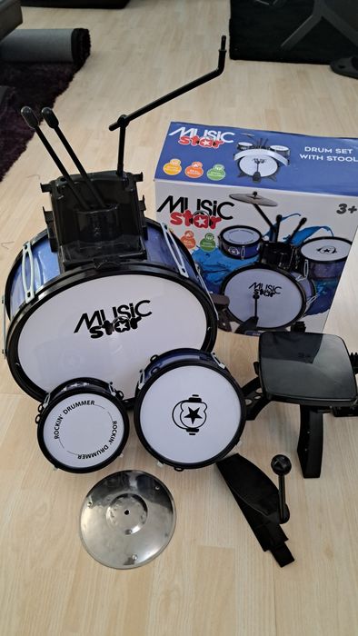 Bateria infantil Music Star com banco