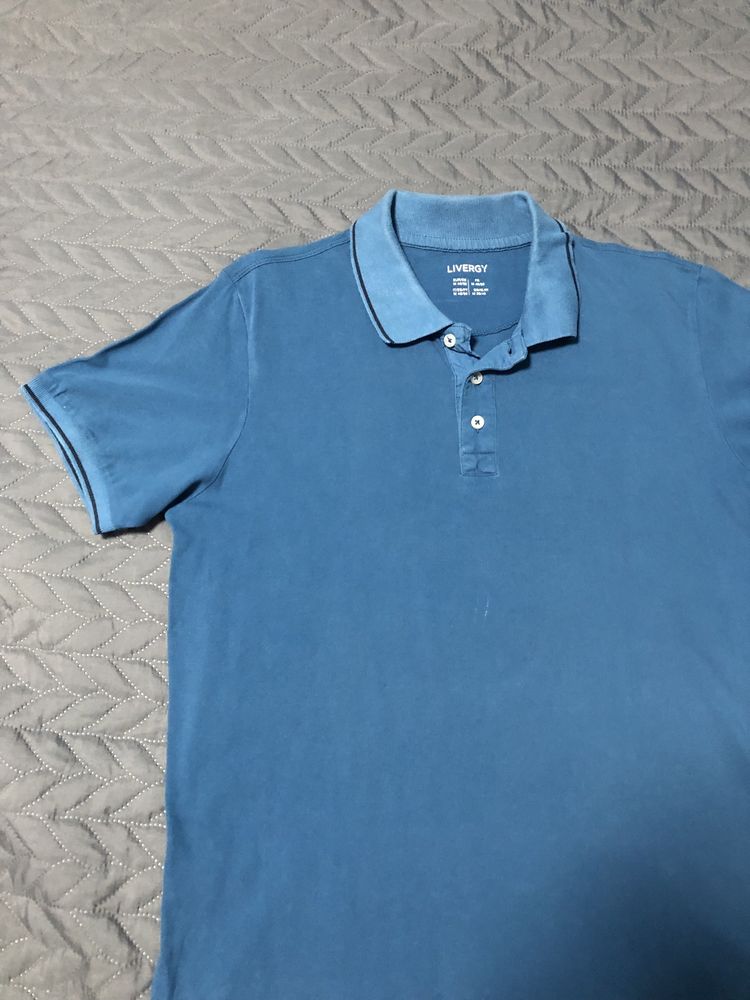 Tshirt Polo azul tamanho L