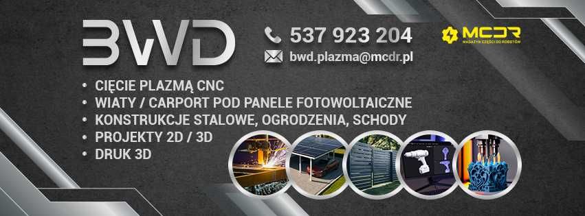 Przęsło CNC / Panel ozdobny wycinany PLAZMĄ