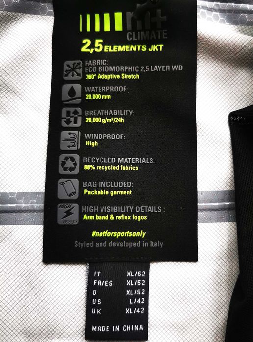 Kurtka narciarska Zero RH+, memb 20/20 tyś, roz.XL