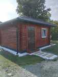 Domek całoroczny z bala drewnianego sosnowego