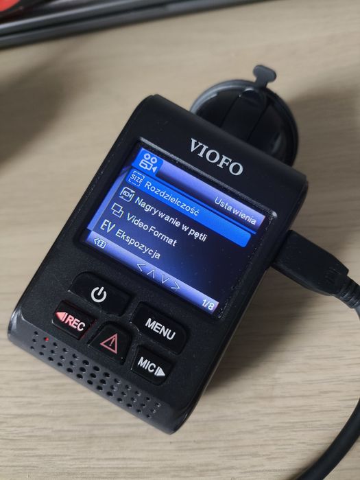 Kamera wideorejestrator 2K VIOFO A119 v2 + karta 8GB SanDisk Ultra