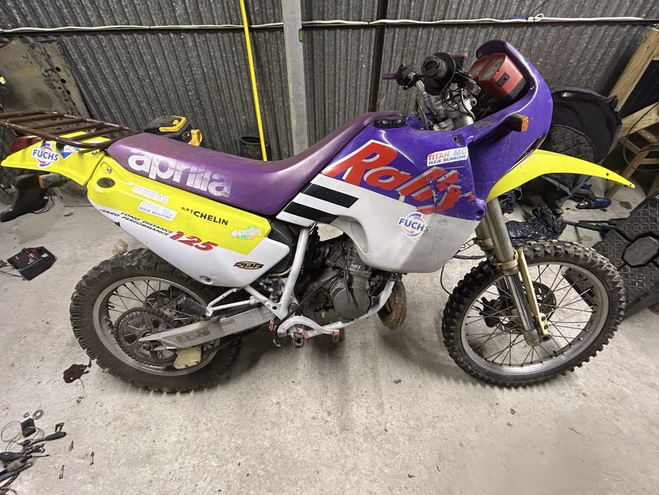 Aprilia rally 125 tuareg cross enduro