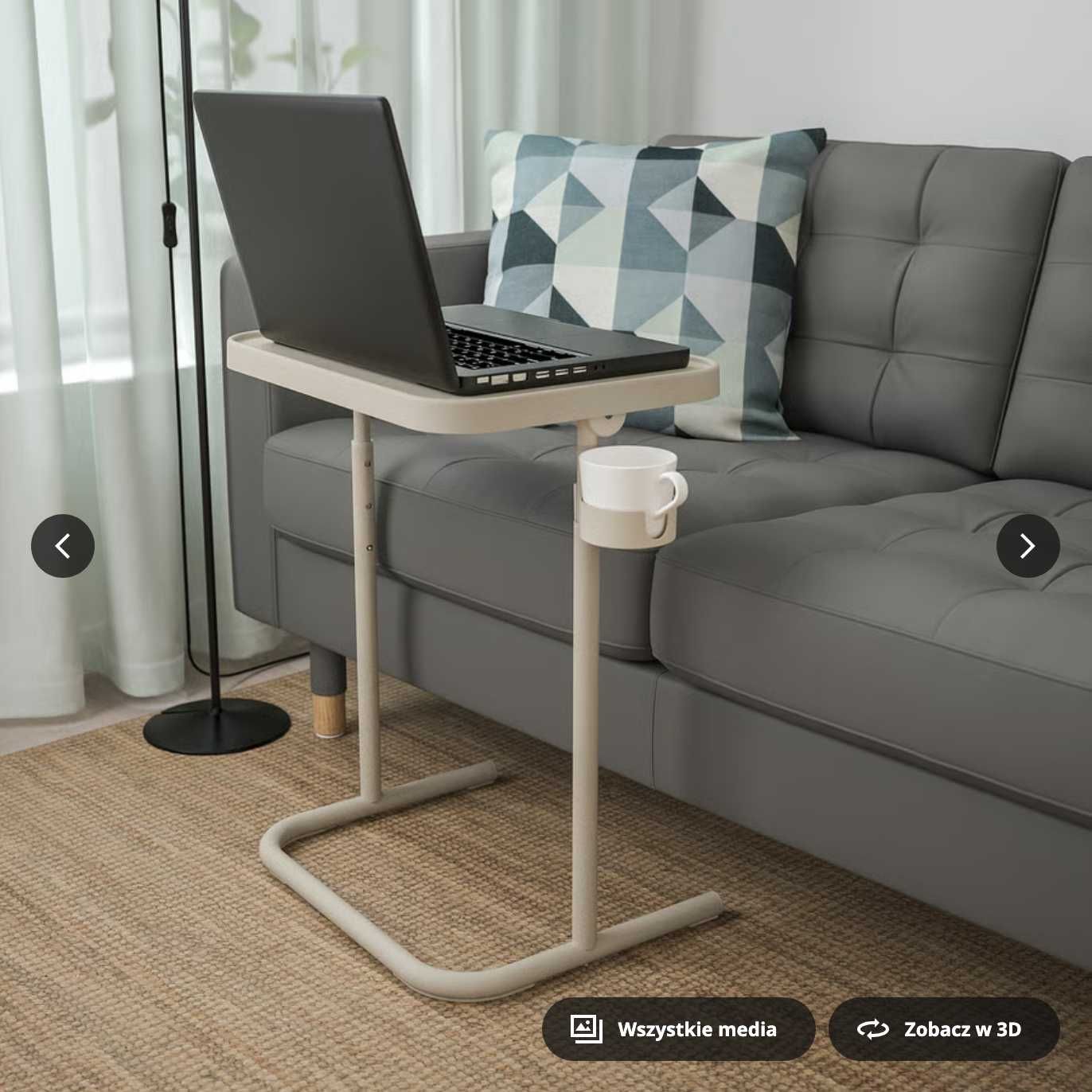 Stolik pod laptopa, beżowy BJÖRKÅSEN IkEa