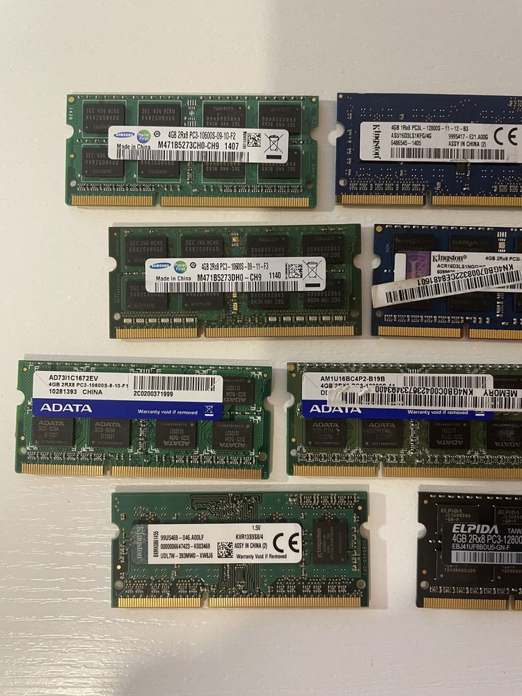 Pamięć ram ddr3 4bg 2Rx8/1Rx8