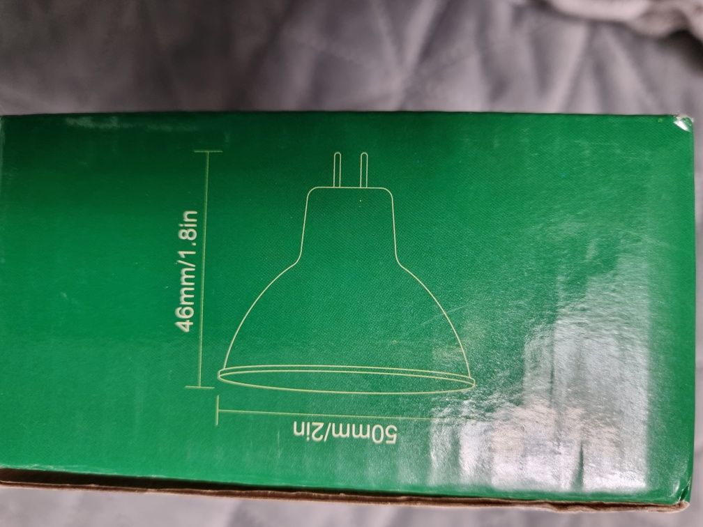 Светодиодные LED лампы MR16 12 В GU5.3 3000 K,упаковка 10шт Bombubilla