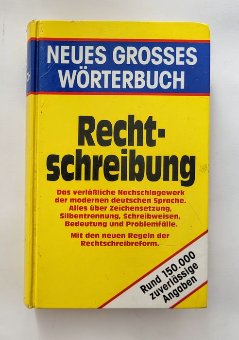 NEUES GROSSES WÖRTERBUCH
Nowy duży słownik języka niemieckiego 
Pisown