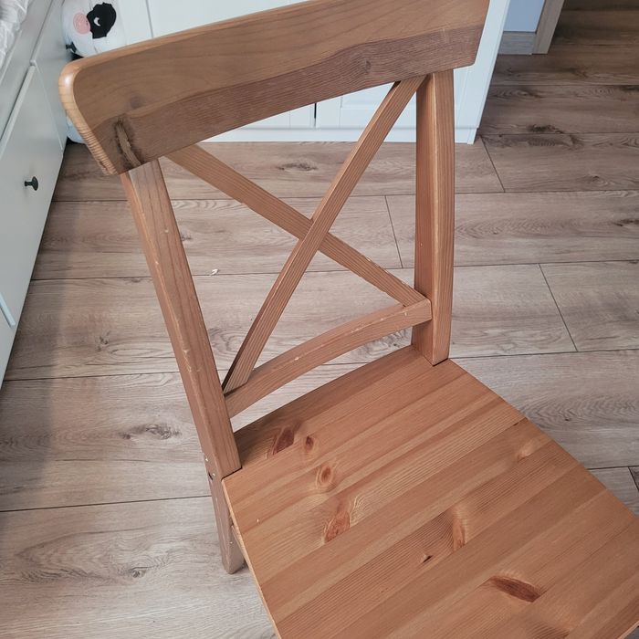 Krzesło ikea ingolf brązowe
