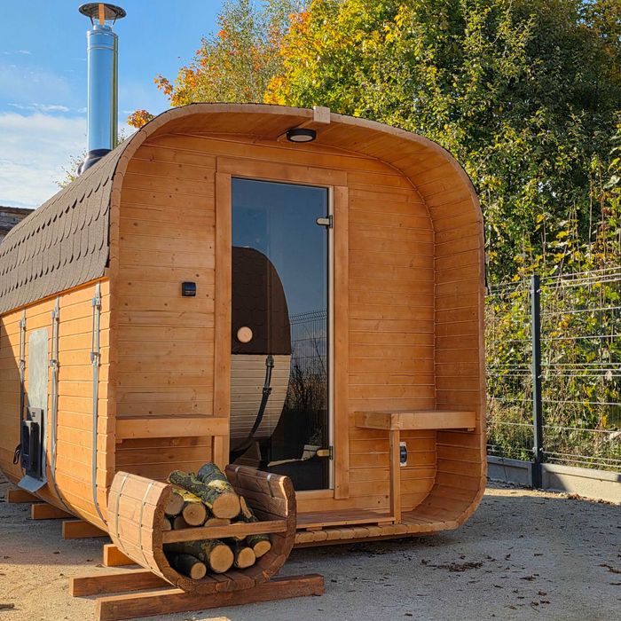 Sauna ogrodowa QUADRO 240 cm do samodzielnego montażu
