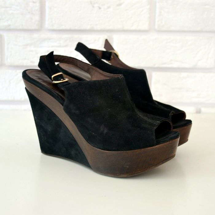 Buty koturny prima moda 38 skóra