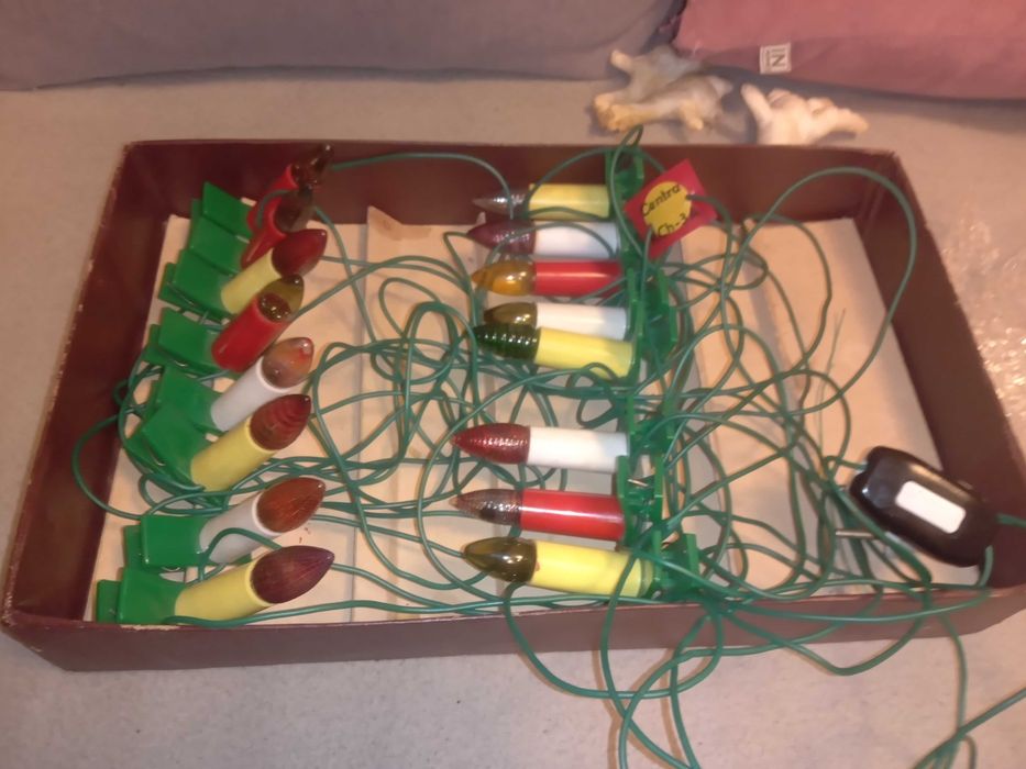 Lampki choinkowe Polskie CENTRA -PRL