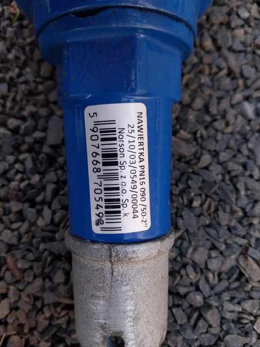 Nawiertka 90 x 2", zasuwa do wody