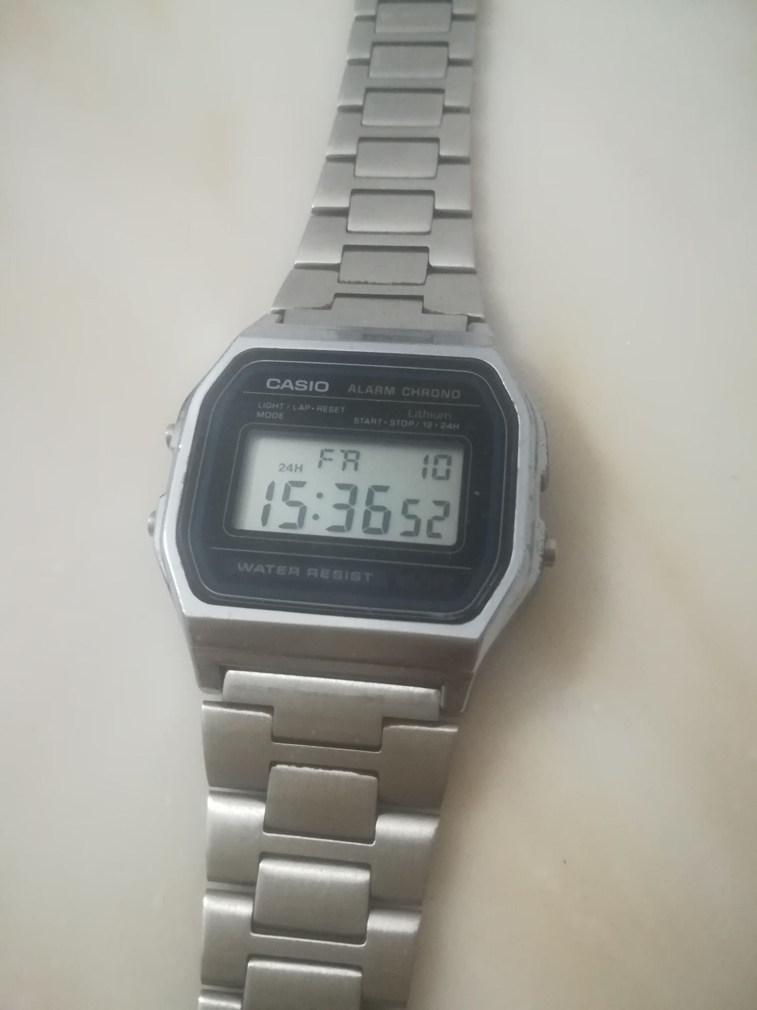 Relógio casio prateado original