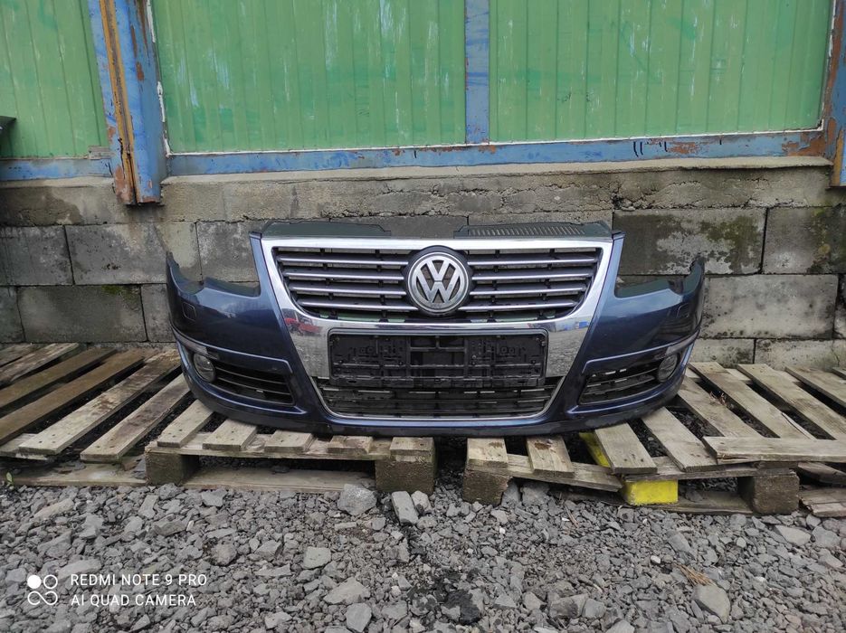 VW passat b6 LC5F zderzak przedni przód Xenon kpl