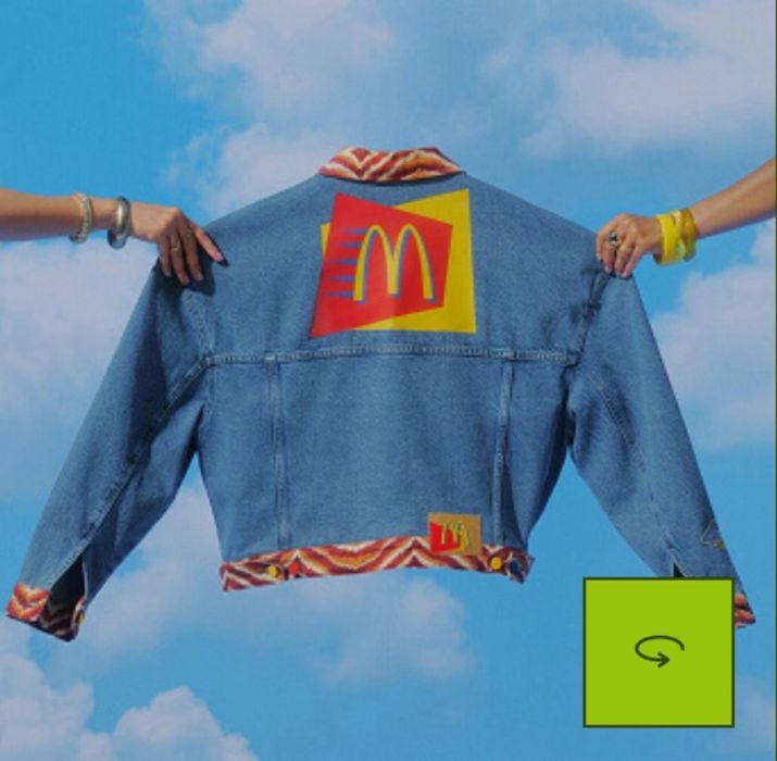 Kurtka Mcdonald’s edycja limitowana z merchu lat 2000