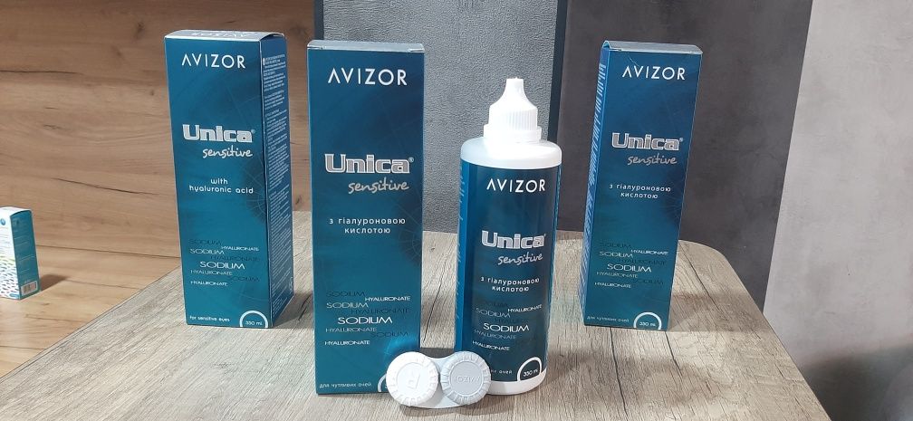 Розчин для контактних лінз Unica sensitive 350ml Avizor до 03.2026