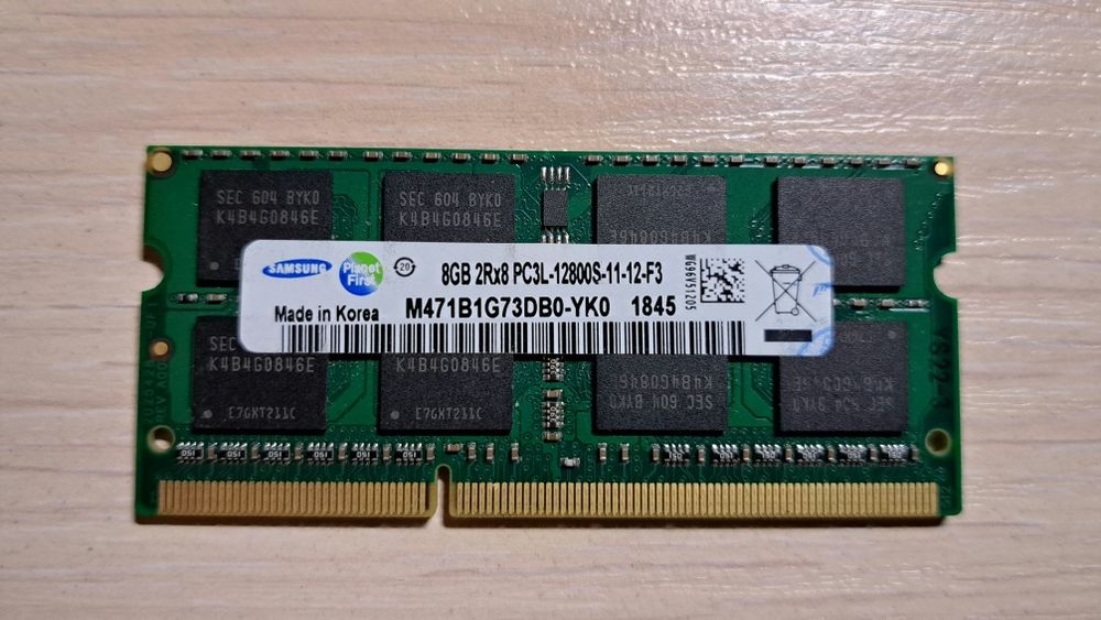 DDR3L 1600MHz 8GB Samsung