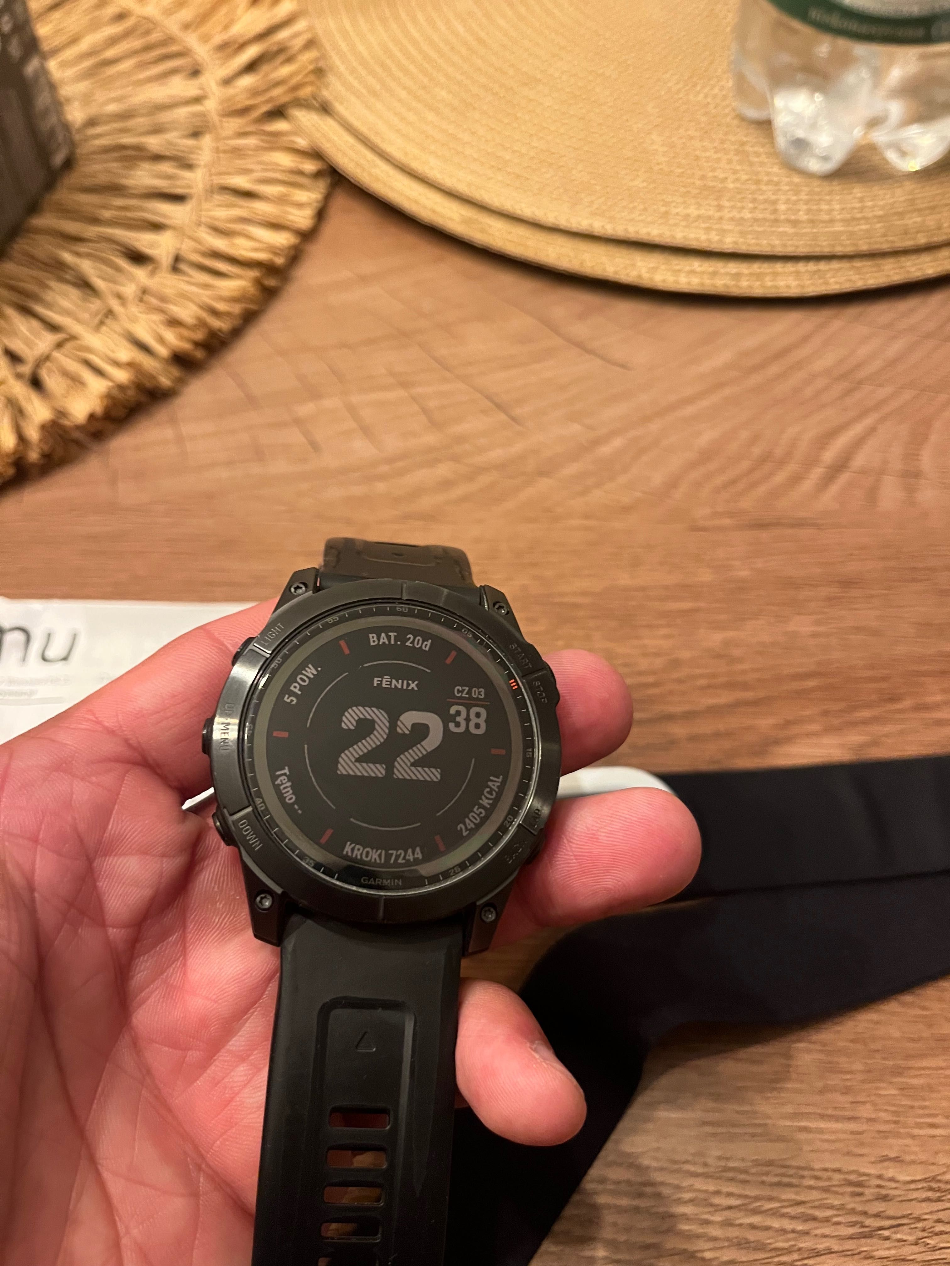Garmin fenix 7X Solar +Hrm Pro gwarancja ważna przez półtora roku,