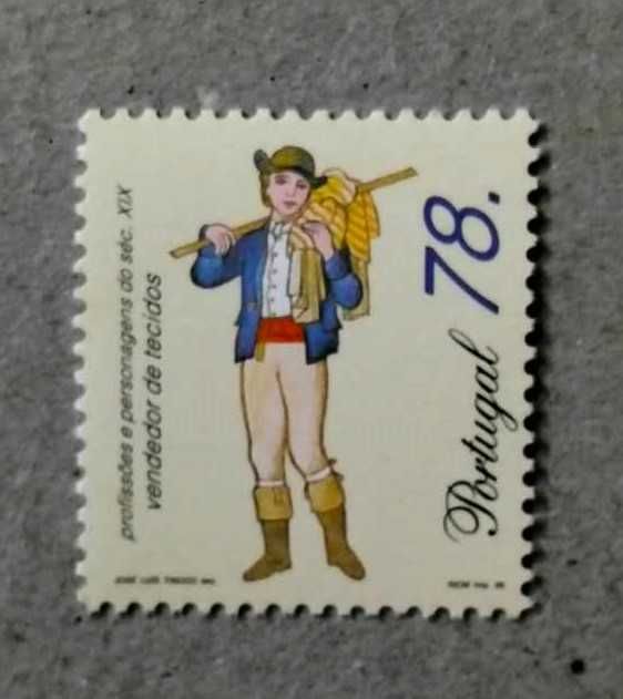 Série nº 2325/29 – Profissões e Personagens do séc. XIX. (2º grupo)