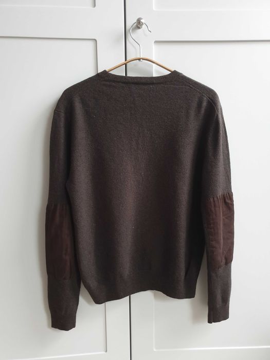 Brązowy czekoladowy wełniany sweter French Connection 36 38