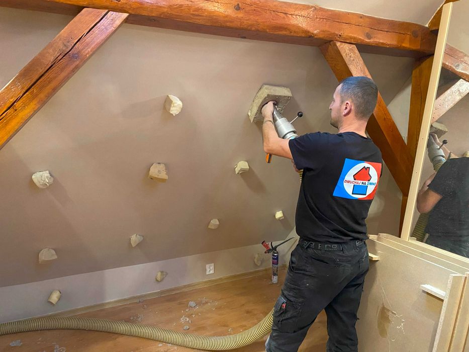Ocieplanie poddaszy celulozą termowizja naprawy izolacji po KUNACH