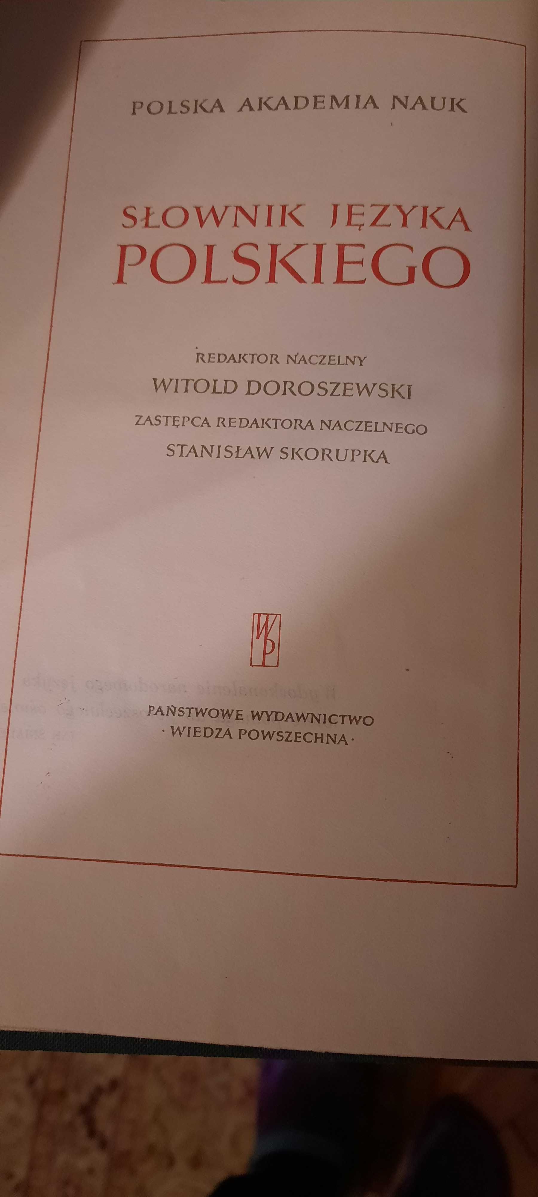 Słownik Języka Polskiego pod red. W. Doroszewskiego