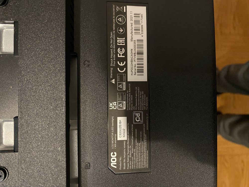 Monitor curvo AOC