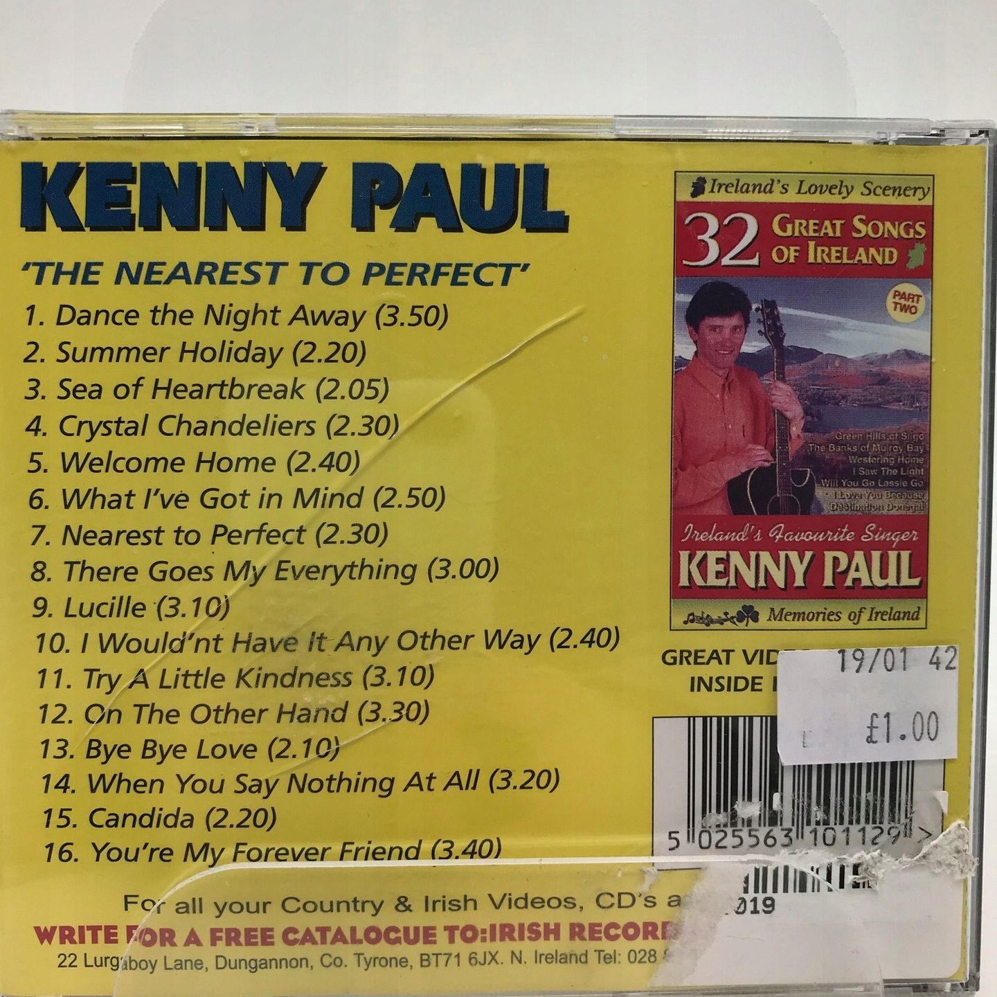 Cd - Kenny Paul - The Nearest To Perfect