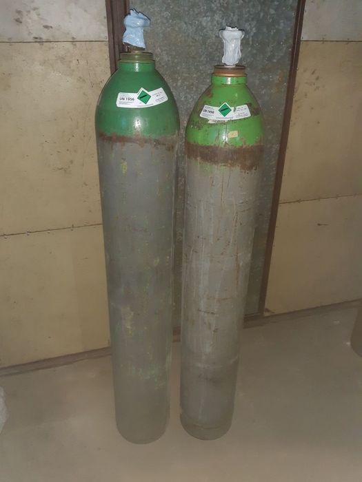 Argon/tlen/oraz Mieszanka argon+CO2 mix gaz  t40 litrów pełne