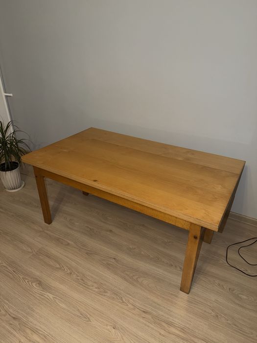 Ławostół rozkładany drewniany