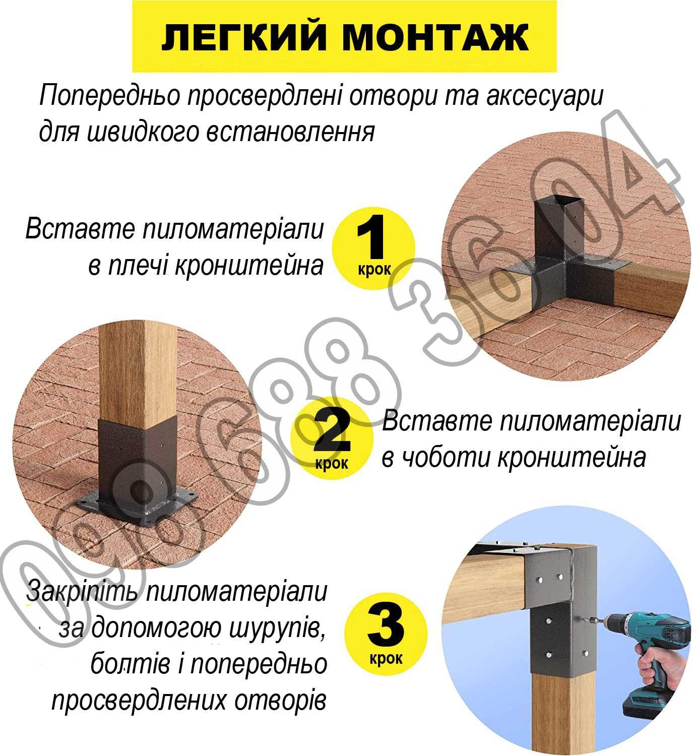 Навес для авто, лодки, квадроцикла. Модульный, быстро сборный