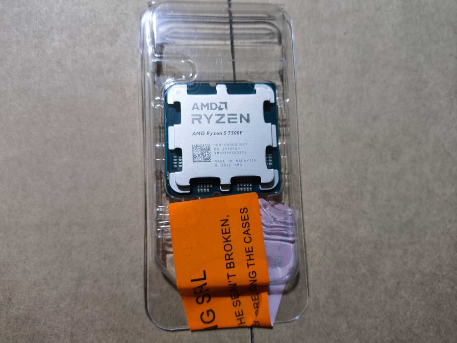 Ryzen 5 7500f новий процессор на пломбі