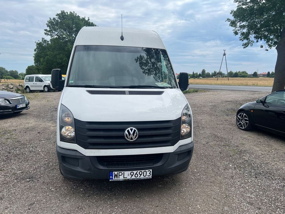 Volkswagen Crafter 163 konie, silnik po kapitalnym zdrowa buda, pięknie jedzie  Crafter 163 konie, hak 3,5 tony , wzorowo jeździ silni po kapitalce