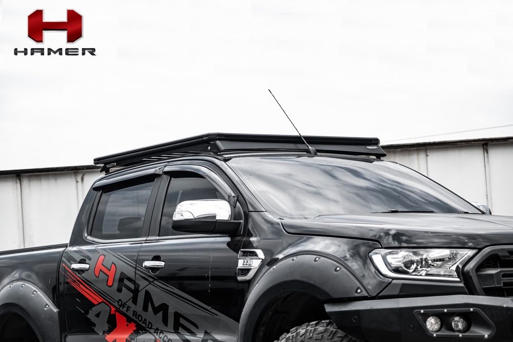 Bagażnik dachowy aluminiowy HAMER poprzeczki Ford Ranger 2012 do 2022