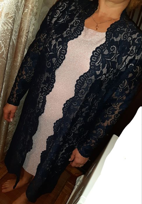 Нарядное женское платье и накидка комплект на праздник