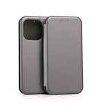 Beline Etui Book Magnetic Iphone 15 Promax 6,7" Stalowy/Steel