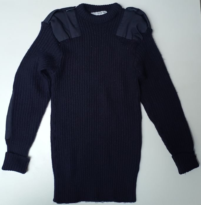 Sweter, swetr wojskowy, militarny, granatowy, lotnictwo, ochrona