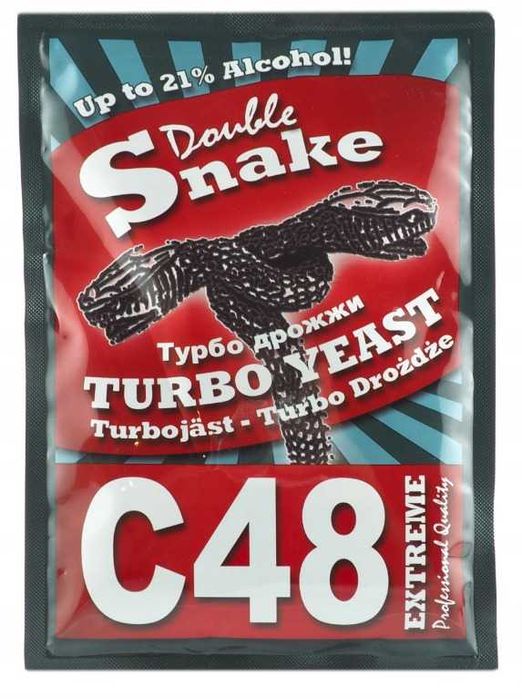 Drożdże Gorzelnicze Double Snake C48 Fermentacja Bimber Zacier