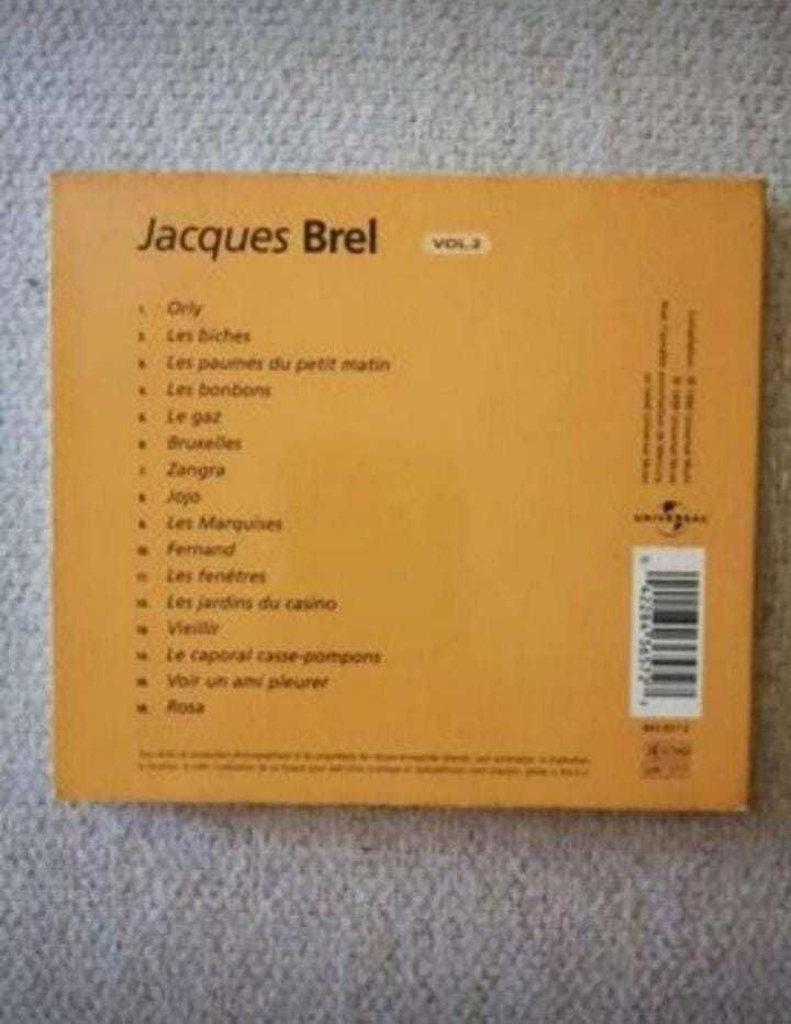 *Jacques Brel* 
         vol.2                     
 (Ano 1990).
4€