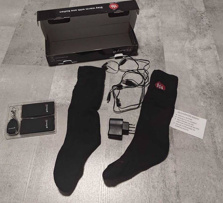 Podgrzewane skarpetki na zimno