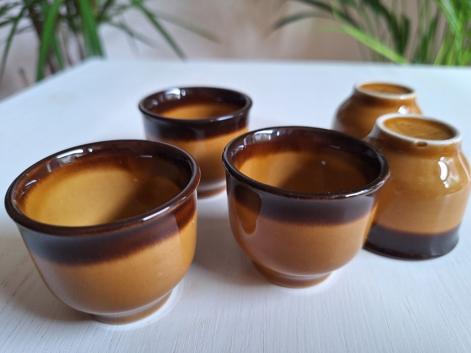 Kieliszek podstawka na jajko prl 5 szt