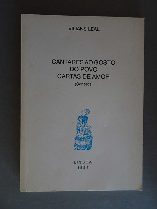Livro Vinians Leal - Cantares ao gosto do povo cartas de amor 1991