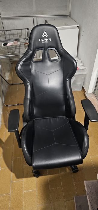 Cadeira alpha gamer com RGB