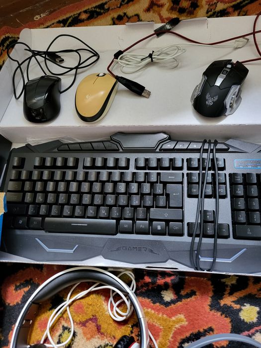 Клавіатура+мишка+навушники
