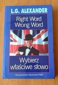 Alexander Right Word Word Word-PWN 1999-świetny do angielskiego