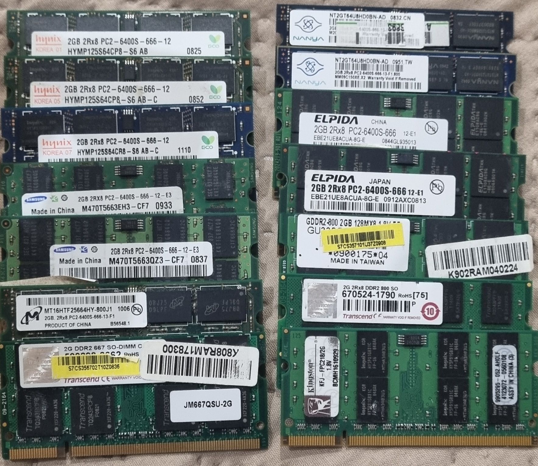 Оперативна пам'ять для ноутбука ddr2 2gb