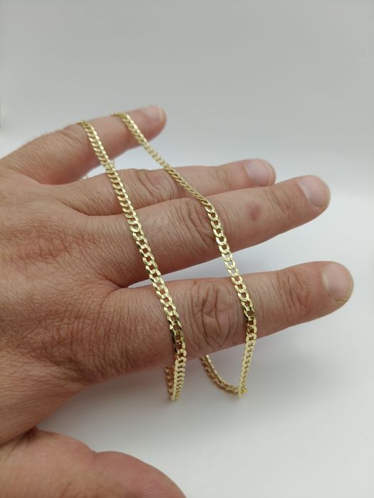 Złoty Łańcuszek Pancerka 50cm Pr.585 Nowy Zapraszamy