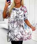 Bluzka plus size tunika duży rozmiar 50/52/54/56