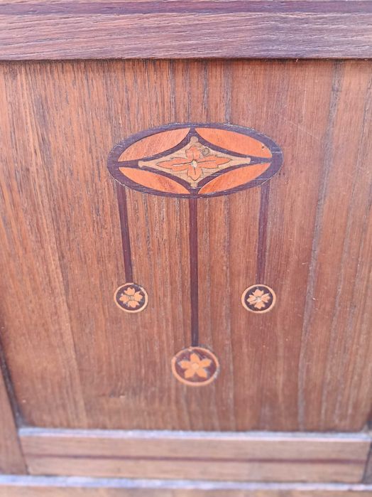 Mesas de cabeceira madeira maciça  embutidos Anos 30 1,04mt